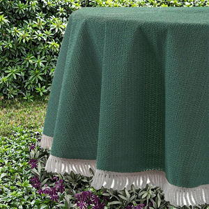 Mantel de Algodón Elegante con Bordado Moderno - Decoración de Interiores de Alta Gama - Tela Suave y Pesada para Decoración de Mesa con Estilo - Product Image 3