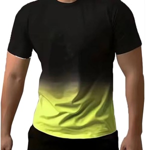 T-shirt personnalisé pour homme, coupe ample, col rond, manches courtes, style streetwear, tendance, de haute qualité - Product Image 4