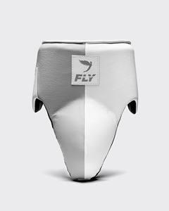Brand New Blue & White Fly Boxing Groin Guard Genuine Leather Training & Sparring Muay Thai <b>Gloves</b> Sports Protection Gear - Product Image 6