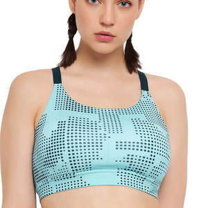 Soutiens-gorge de sport pour femmes à maintien élevé, pour poitrines généreuses et à fort impact, avec bretelles et rembourrés - Product Image 4