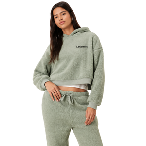 Conjunto de Sudadera con Capucha y Pantalones Deportivos para Mujer, Sudadera Holgada, Pantalones Deportivos Ajustados con Cordón en la Cintura, Conjunto Informal de Dos Piezas, Venta al por Mayor - Product Image 3