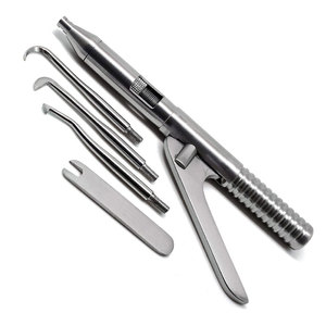 Kit complet de retrait de couronnes dentaires en acier inoxydable – Instruments dentaires réutilisables pour le retrait de couronnes, outils de précision avec poignée ergonomique - Product Image 1