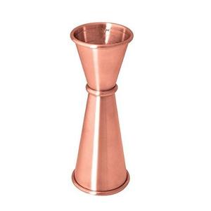 Professional <b>Copper</b> Plated Japanese Jigger Stainless Steel Slim Double Cocktail Jigger Measuring <b>Cup</b> for Barware Accessories - Product Image 1