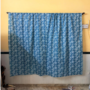 Cortinas Modernas de Algodón con Estampado Floral Artístico para Ventanas de Hotel, Paneles de Cortina con Bloqueo Total de Luz para Sala de Estar, Dormitorio y Hogar - Product Image 3