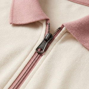 Faible MOQ 2026 Nouvelle Collection Chemises Homme Coupe Classique à Fermeture Éclair Unie Légères Manches Courtes Tissu Doux Style Décontracté et Élégant - Product Image 6