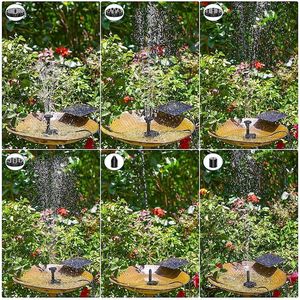Pompa ad energia solare galleggiante per acqua sommergibile per uccelli da bagno fontana per giardino piscina eco-friendly pompa ad acqua solare - Product Image 6