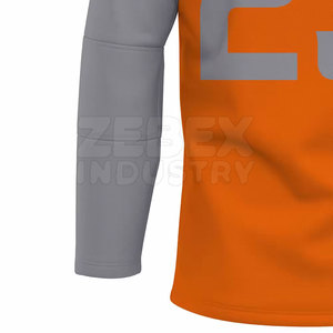 Maillot de hockey sur glace personnalisé pour adulte, faible MOQ, respirant, séchage rapide, haute qualité, 100% polyester, service OEM, vente chaude - Product Image 4