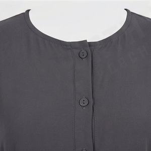 ชุดกิโมโนแบบ OEM ปี 2025 เสื้อคลุมอาบายะ ผ้าโพลีเอสเตอร์เนื้อนุ่ม ยืดหยุ่นสูง หนาขึ้น สำหรับผู้หญิงมุสลิม คอวี แขนยาว เหมาะสำหรับงานปาร์ตี้ รอมฎอน งานแต่งงาน - Product Image 4