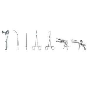 Ensemble de pansements chirurgicaux manuels réutilisables en acier inoxydable argenté avec logo personnalisable, certifié CE, pour usage hospitalier, garantie 1 an - Product Image 2