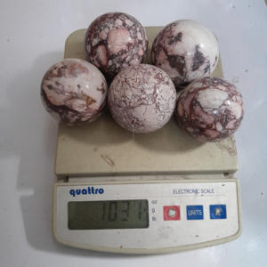 Venta al por mayor de alta calidad 70mm Rosa esfera Natural Indonesia curación cristal piedras preciosas talladas artesanías - Product Image 4