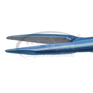 Portaagujas Recto de Titanio McPherson, Instrumento Microquirúrgico Oftálmico para Sutura, Herramienta de Precisión Ocular de Blush Surgical - Product Image 5