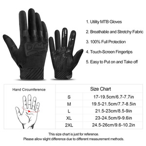 Premium MTB Cycling Gloves Full <b>Finger</b> Shock Absorbing Mountain <b>Bike</b> Gloves Custom Logo Private Label Supplier - Product Image 2