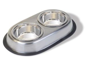 Tazón para Perros de Acero Inoxidable de Grado Alimenticio, Tazón de Alimentación Seguro y Saludable para Mascotas, para Comida Seca, Comida Húmeda, Bocadillos y Agua Fresca - Product Image 1