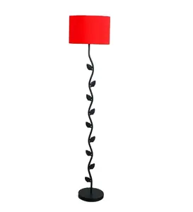 مصابيح أرضيات معدنية بسعر معقول للتزيين أو ديكور المنزل على شكل حامل مع مظلة مصباح ذات جودة عالية ودائمة