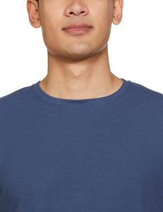 Camiseta Casual de Manga Larga de Algodón Suave, Camiseta Ligera para Uso Diario, Cuello Redondo Básico para Hombre, Top de Algodón - Product Image 1