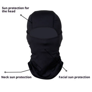 Masque facial anti-UV à un trou, coupe-vent, pour la conduite hivernale, la moto, le vélo, le camouflage tactique, casque, balaclava, chapeau, bonnet - Product Image 5