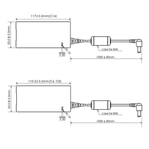 45W 7.2V 6.25A อะแดปเตอร์ AC-DC แบบตั้งโต๊ะ IEC320 C14 - Product Image 2