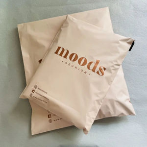 Sobres de Poliéster Color Crema Beige con Logotipo Personalizado (50-500 Unidades), 10x13 Pulgadas, Bolsas de Envío Mate, Embalaje Postal al por Mayor - Product Image 3