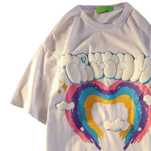 Camisetas de Alta Calidad con Estampado Puff 100% Algodón, Estilo Único, Ligeras, para Adultos - Product Image 6