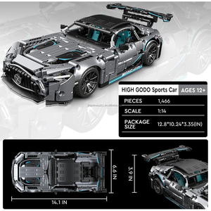 Sports <b>Car</b> <b>Building</b> Blocks Toys Boys or Adults Kit 1:14 MOC <b>Building</b> Set Racing <b>Car</b> <b>Model</b>,Super <b>Cars</b> for Boys Age 12+ and Adult - Product Image 5
