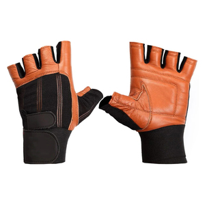 Poignées demi-doigts en cuir imperméables pour l'haltérophilie, les soulevés de terre, les tractions et la musculation - Product Image 2
