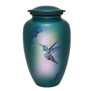 Urna de cremación para adultos, urna de cremación de pájaro Cardenal rojo para cenizas humanas, columbario funerario de entierro, 200 pulgadas cúbicas - Product Image 2