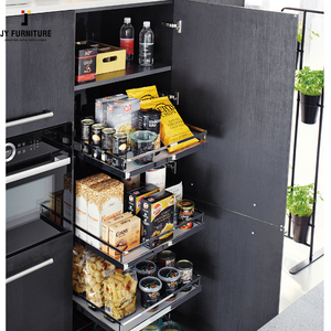 JY Fábrica Vietnamita Lujo Melamina Diseño Estilo Europeo Listo para Montar Productos de Cocina Muebles Gabinetes - Product Image 6