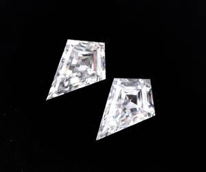Diamantes Blancos Cultivados en Laboratorio, Corte Kite, Color D, Perforados con Láser, 6.0 x 4.0 mm, Certificados por IGI, para Fabricación de Joyería y Pendientes - Product Image 6