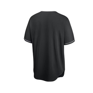 Kit uniforme de baseball personnalisé à blocs de couleur unie pour homme, manches courtes, en polyester imprimé par sublimation, anti-humidité - Product Image 6