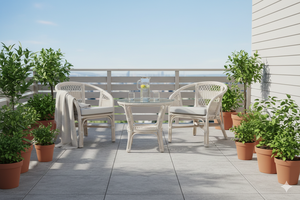 Juego de Muebles Modulares TAFANO de Ratán/Mimbre para Sala de Estar y Exteriores, con Diseño Antiguo Asiático, para Apartamento o Villa - Product Image 4