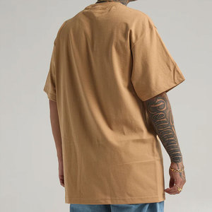 เสื้อยืดวินเทจทรงโอเวอร์ไซส์เนื้อหนัก 260GSM ย้อมสีแบบ Garment Dyed ทรงบ็อกซี่ สั่งทำพิเศษพร้อมลายพิมพ์นูน - Product Image 5