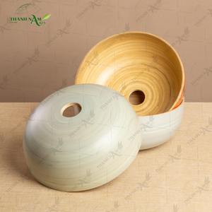 โคมไฟไม้ไผ่สานทำมือ โคมไฟห้อยเพดานไม้ไผ่ธรรมชาติ สำหรับตกแต่งภายในบ้านหรู โรงแรม - Product Image 5