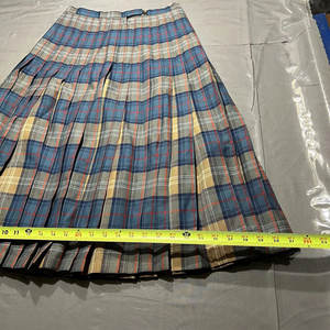 Jupes écossaises plissées en laine traditionnelle bleu-gris Cailean Tartan Clan pour femmes - Product Image 5