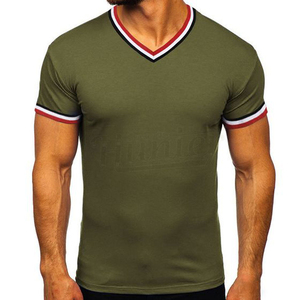 Camiseta Casual de Forro Polar para Hombre y Mujer, Poliéster/Algodón, Corte Regular, Diseño Liso, Cuello en V, Precio Económico, Personalizable 2026 - Product Image 6
