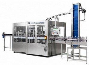 Usine d'embouteillage d'eau minérale entièrement automatique à osmose inverse 150 BPM avec contrôle PLC, capacité de 10 000 L/heure, cuve sous pression - Product Image 4