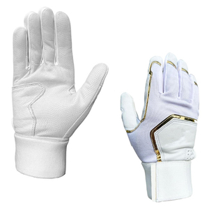 Custom New Arrival Customized Leather Baseball Batting Gloves Reinforced Palm Durable Batting Gloves Professional <b>Men</b> & Women - Product Image 4