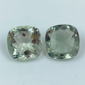 Piedra preciosa de amatista natural de alta calidad, suelta, 18.76 quilates, corte cojín de 14 mm, color verde, para la fabricación de joyas. R.K. GEMS & JEWELLERY - Product Image 1