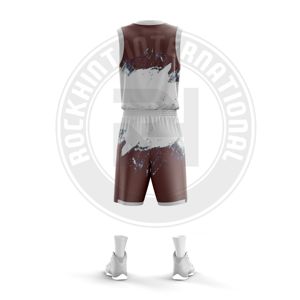 Tenue de basketball prête pour le jeu, en polyester, finition lisse, design respirant pour l'entraînement et les matchs des joueurs - Product Image 2