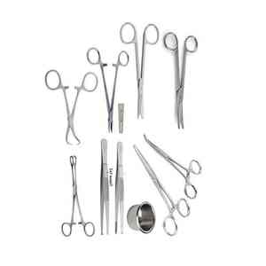 Juego de Instrumentos Quirúrgicos Manuales de Acero Inoxidable de Alta Calidad, 10 Piezas, para Cirugía General, Pinzas, Disección - Product Image 3