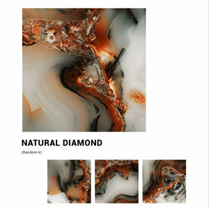 Carreaux de porcelaine haute brillance de qualité export, format 600x600, carreaux grand format de luxe pour intérieur résidentiel et commercial - Product Image 1