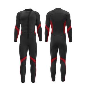 Combinaison de plongée intégrale unisexe à fermeture éclair sur la poitrine, manches longues imprimées, néoprène 0,5 mm-2,0 mm, col rond, color-block, imperméable, toutes saisons, adulte - Product Image 4