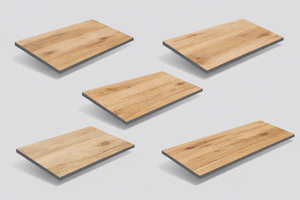 กระเบื้องปูพื้นลายไม้ธรรมชาติ สีโอ๊คอ่อน โทนไม้เบจ ลายไม้แนวนอน ผิวสัมผัสไม้ กระเบื้องพอร์ซเลน GVT PGVT - Product Image 2