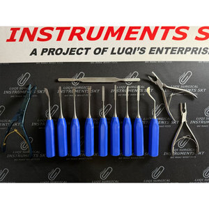 Ensemble d'instruments de rhinoplastie Luqis Enterprises Preservation |   Kit de chirurgie nasale pour usage hospitalier |   Acier inoxydable allemand autoclavable - Product Image 1