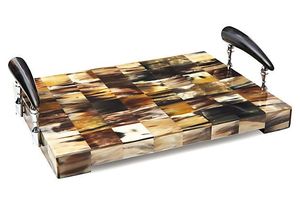 Modern Horn Rectangle Serving <b>Tray</b> Luxury Decorative Dishes <b>Dinner</b> Plates Cheese Platter Fruit Display Eco-Friendly Handmade - Product Image 3