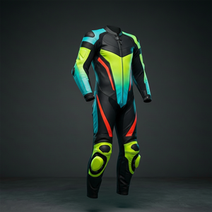 Chaquetas de Motociclista Casuales de Cuero Genuino de Alta Calidad, Chaquetas para Hombre Tallas Grandes, Chaquetas de Cuero Personalizadas y Elegantes para Carreras de Autos - Product Image 3