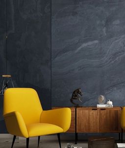 Revêtement mural en pierre mince gris foncé de type béton de la marque Natural Stone Market, blocs de pierre ardoise de 4x2 et 4x8 pieds, produit d'ardoise de qualité supérieure - Product Image 1