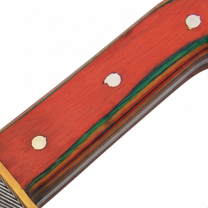 Couteau Bowie classique pour l'extérieur, construction en acier inoxydable, couteau utilitaire pour le camping et la randonnée, poignée confortable et étui. - Product Image 6