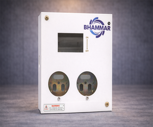 Boîtier de distribution industriel en métal 2 prises + disjoncteur DP, modèle KK46 OMDMS, 20/2 A, utilisation extérieure/intérieure, en vrac - Product Image 3