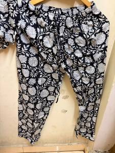 Conjunto de Pijama para Mujer 100% Algodón con Estampado de Leopardo, Manga Larga, Botones, Ecológico, Ropa de Dormir de Verano, Suave y Transpirable - Product Image 5