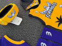 Nouveaux ensembles de maillots de football de sport du New Jersey, kits pour hommes, veste d'entraînement de football, survêtement de football, personnalisés et en gros